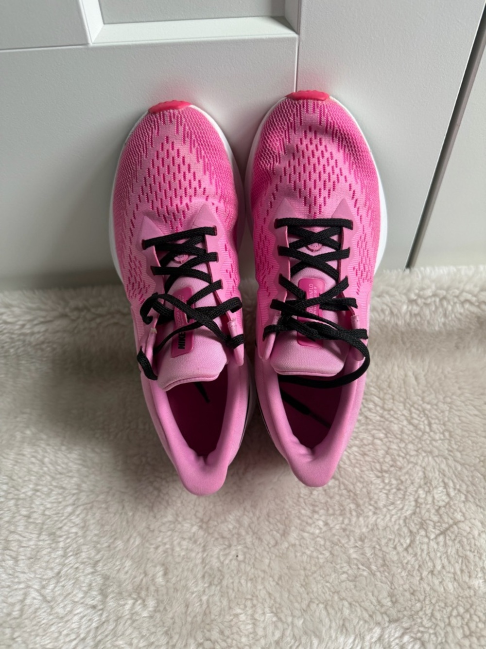 Nike Air Zoom Winflo 6 Psychic Pink Black Running Sneaker - Picture 8 of 14